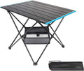 Tavolo portatile da campeggio in alluminio ultraleggero con borsa per spiaggia barbecue e viaggi